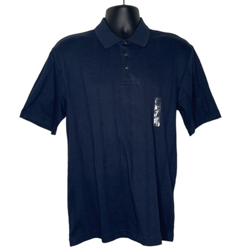 NWT Knightsbridge Classic Polo Shirt (Size:S, Color:Navy Blue)